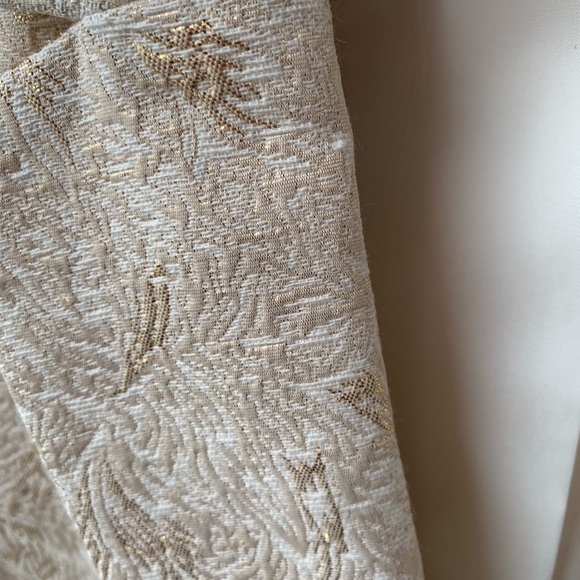 💕 Dana Buchman Gold and Cream Blazer - Picture 7 of 8